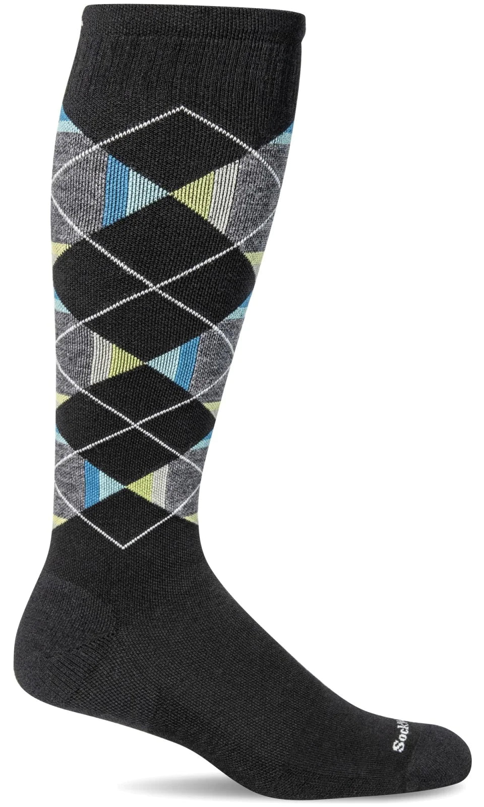 Sockwell Men's Prism Argyle | Moderate Graduated Compression Socks Sockwell