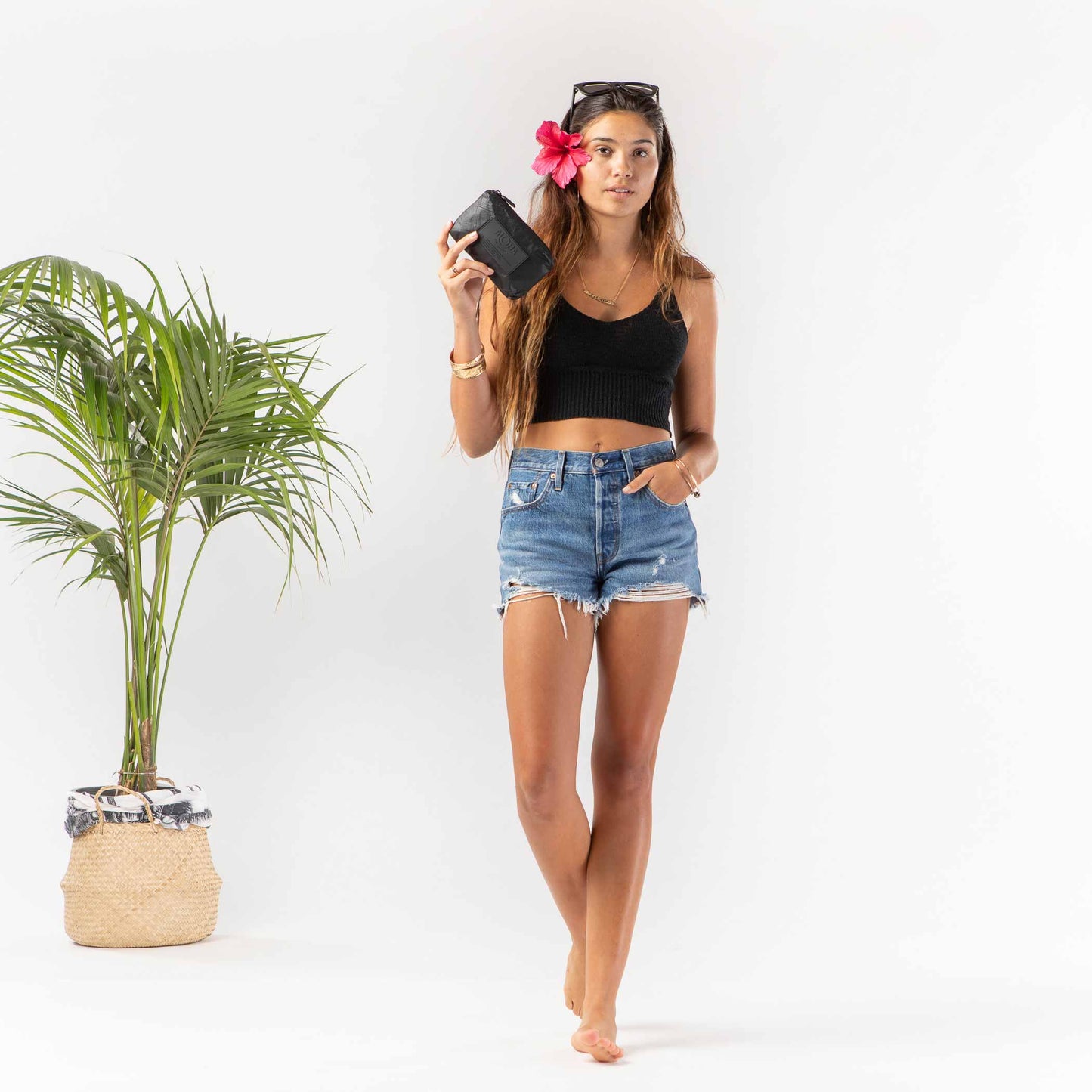 Aloha Mini Black Pouch Aloha