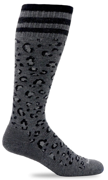 Sockwell Women's Leopard | Moderate Graduated Compression Socks Sockwell