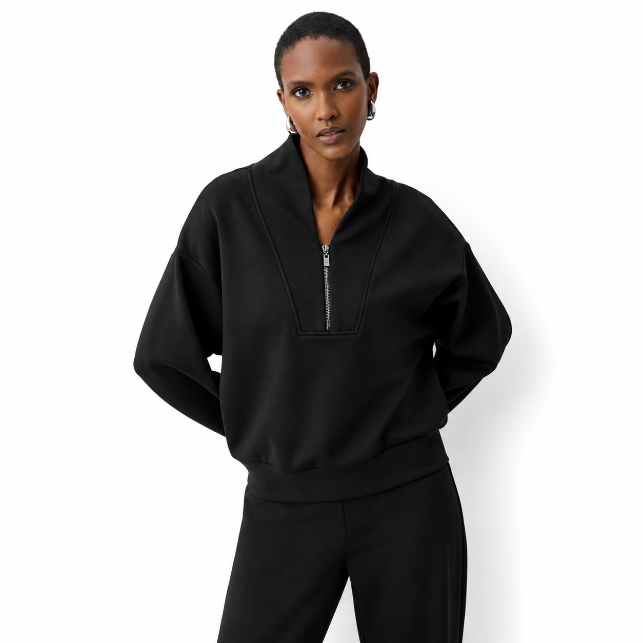 Joseph Ribkoff Scuba Jersey Boxy Sweatshirt