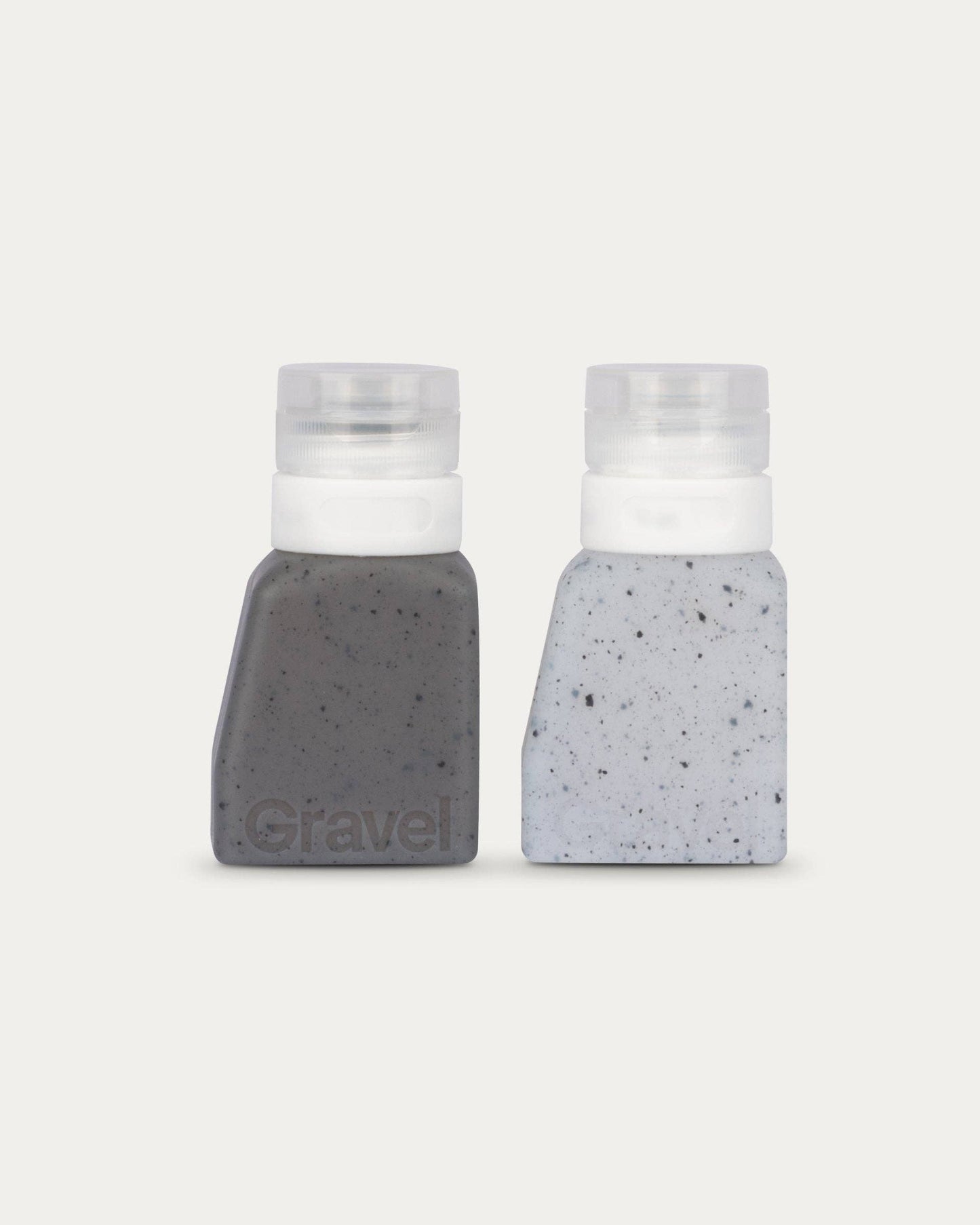 3oz Bottles Two-Pack Clear Gray
