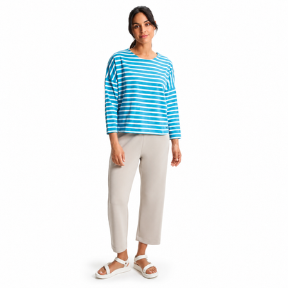 FIG NEWPORT 7/8 Sleeve Breton Top