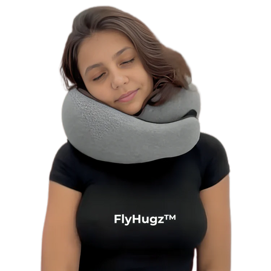FlyHugz Gray Travel Pillow