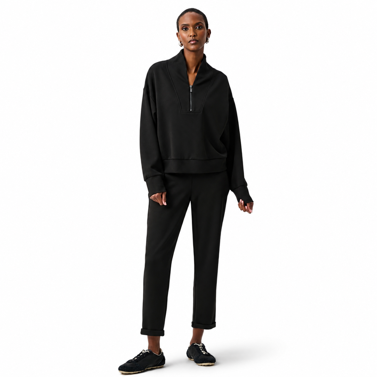 Joseph Ribkoff Scuba Jersey Boxy Sweatshirt