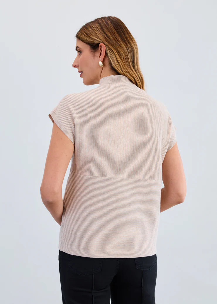 FDJ Ottoman Cap Sleeve Sweater, Style #1012333