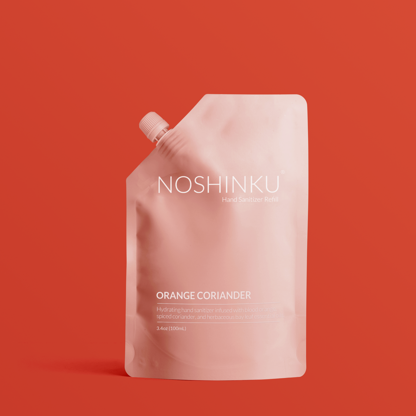 Noshinku Hydrating Hand Sanitizer Pouch Eucalyptus Refill