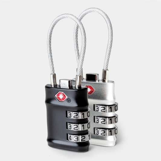 Travelon Set Of 2 TSA Accepted Cable Locks, Style #13694