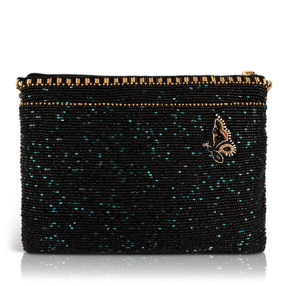 Pet Me beaded poodle crossbody bag