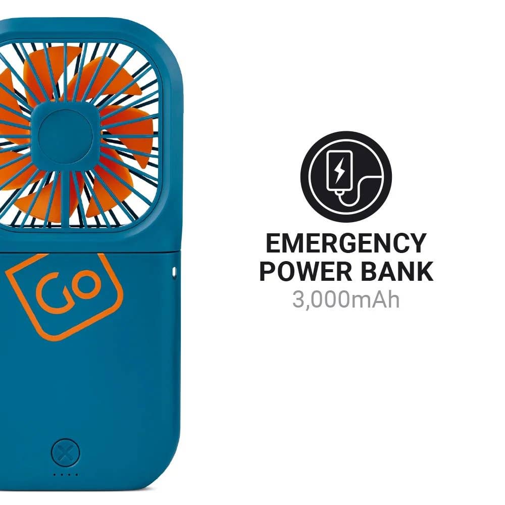 Flexi Fan - Foldable Handheld Fan with Emergency Power Bank