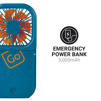 Flexi Fan - Foldable Handheld Fan with Emergency Power Bank