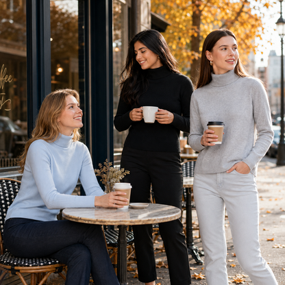Renuar Soft Knit Turtleneck Sweater