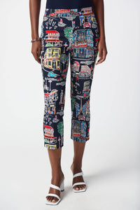 Joseph Ribkoff Paris Multi-Coloured Pants, Style #241268