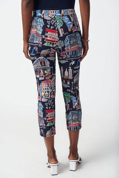 Joseph Ribkoff Paris Multi-Coloured Pants, Style #241268