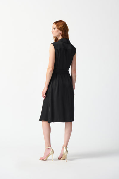 Joseph Ribkoff Double-Breasted Sleeveless Dress, Style #242075