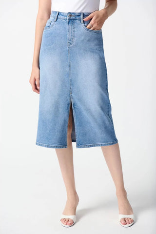 Joseph Ribkoff Knee-length Denim Skirt, Style #242919