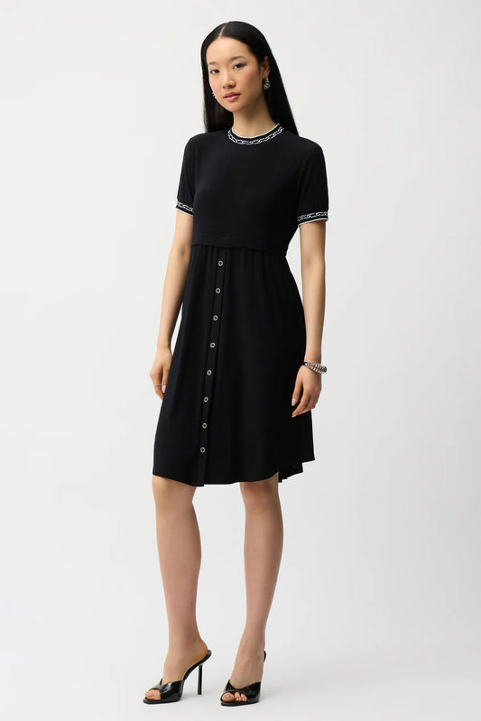 Joseph Ribkoff Fit and Flare Dress, Style 261093