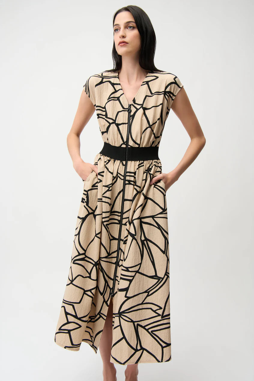 Joseph Ribkoff Floral Maxi Wrap Dress, Style 261163