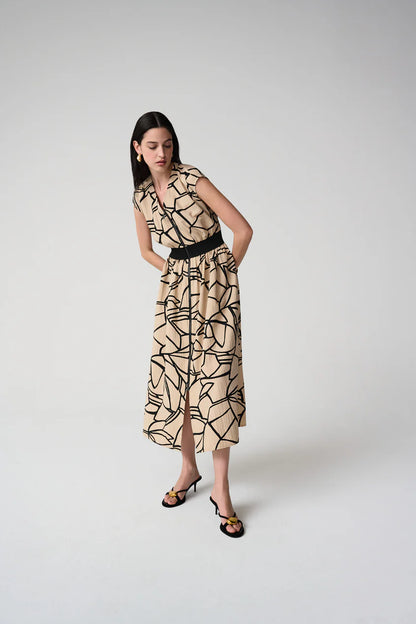 Joseph Ribkoff Floral Maxi Wrap Dress, Style 261163