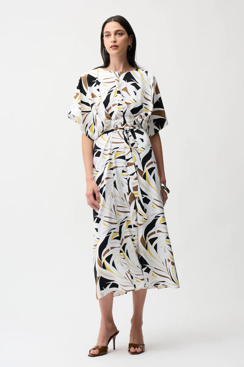 Joseph Ribkoff Contour Sash Midi Dress, Style 261168