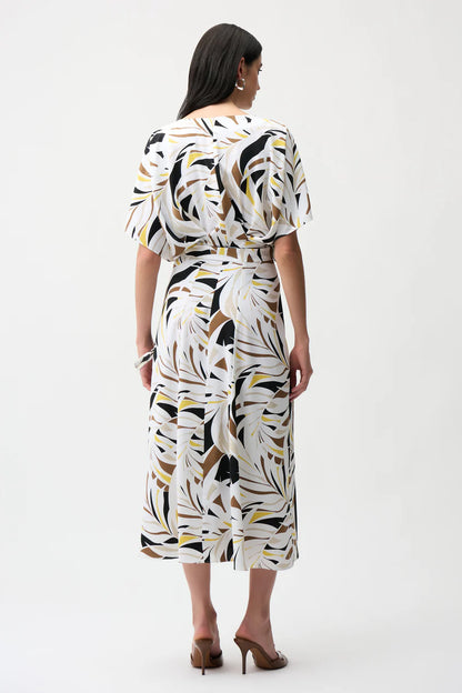 Joseph Ribkoff Contour Sash Midi Dress, Style 261168