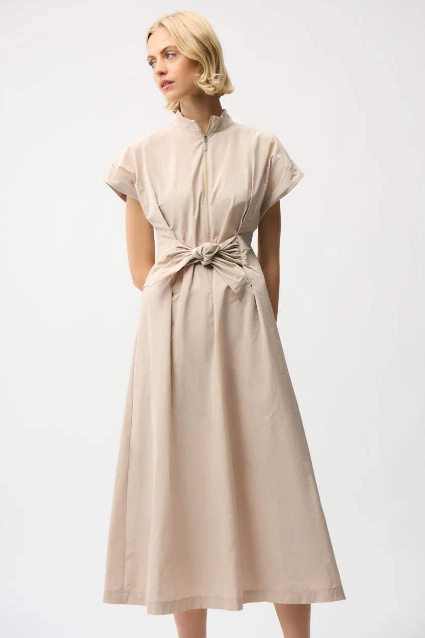 Joseph Ribkoff Memory Fit And Flare Dress With Tie Waist, Style 261177