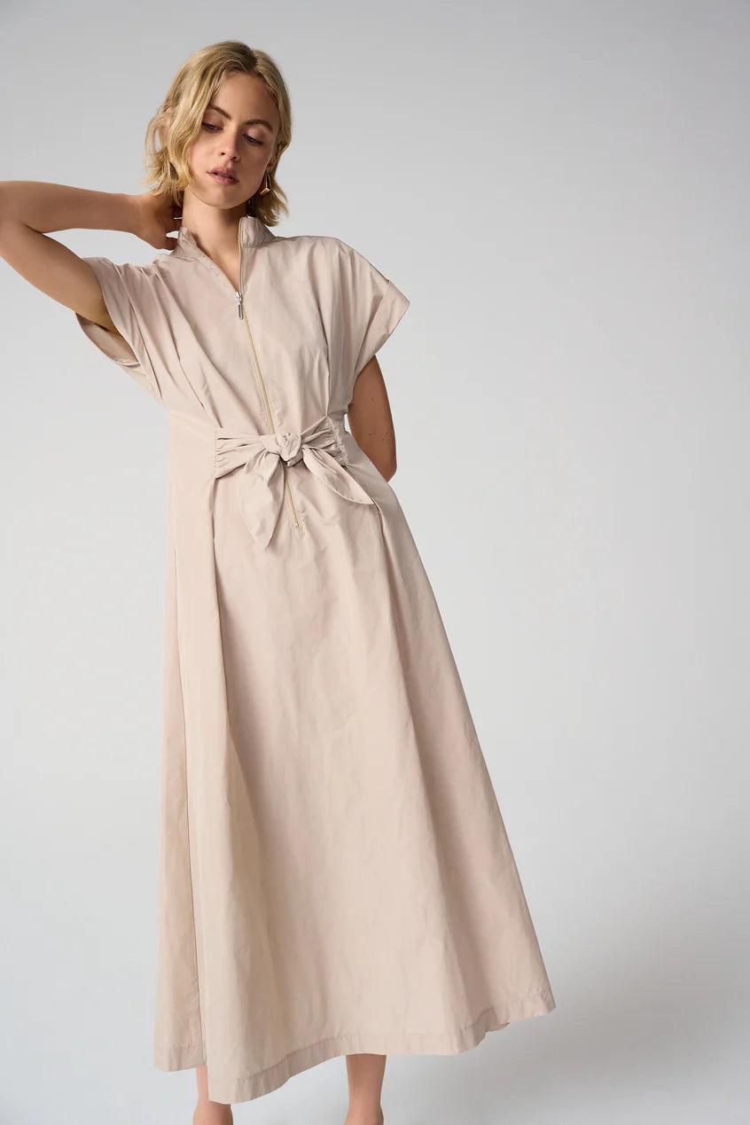 Joseph Ribkoff Memory Fit And Flare Dress With Tie Waist, Style 261177