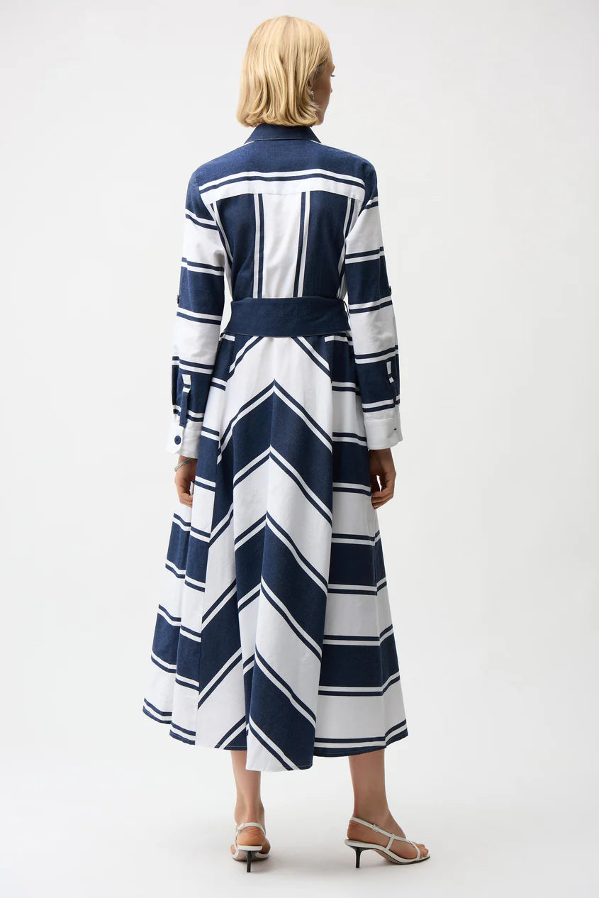 Joseph Ribkoff Striped Print Maxi Dress, Style #261936