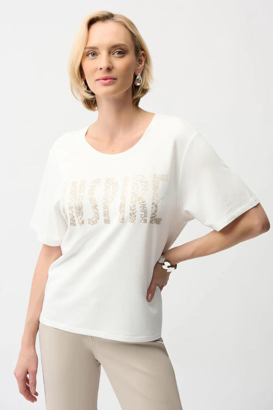 Joseph Ribkoff "Inspire" Straight Tee, Style #261967