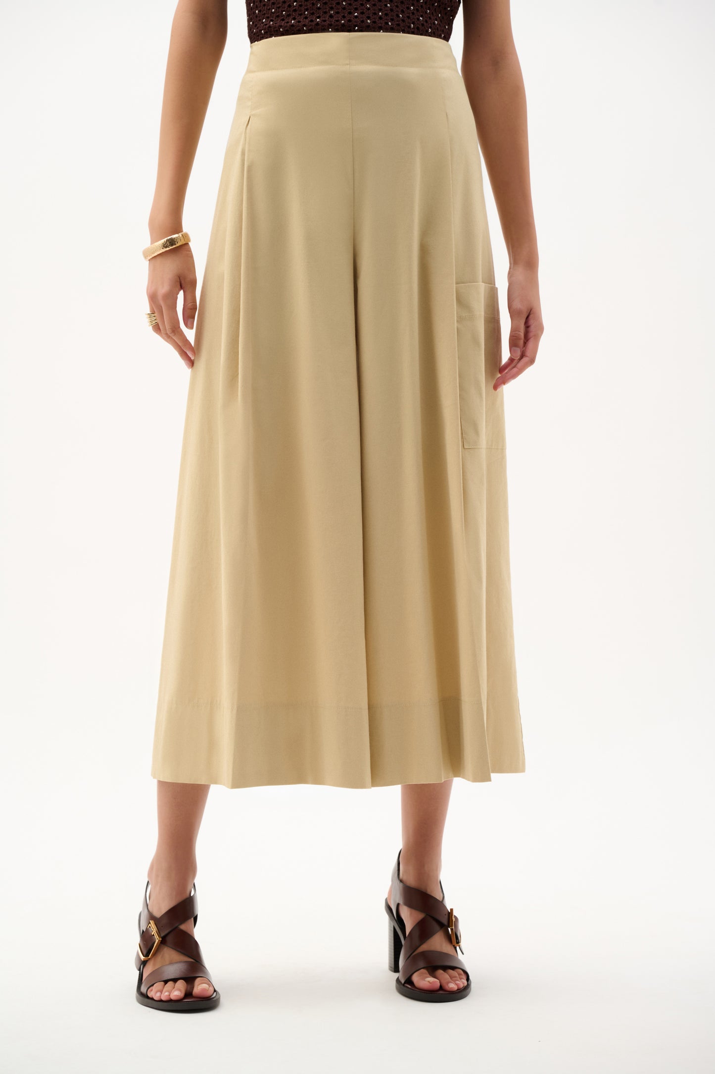 Joseph Ribkoff Stretch Poplin Pull-On Culotte Pants, Style 262083