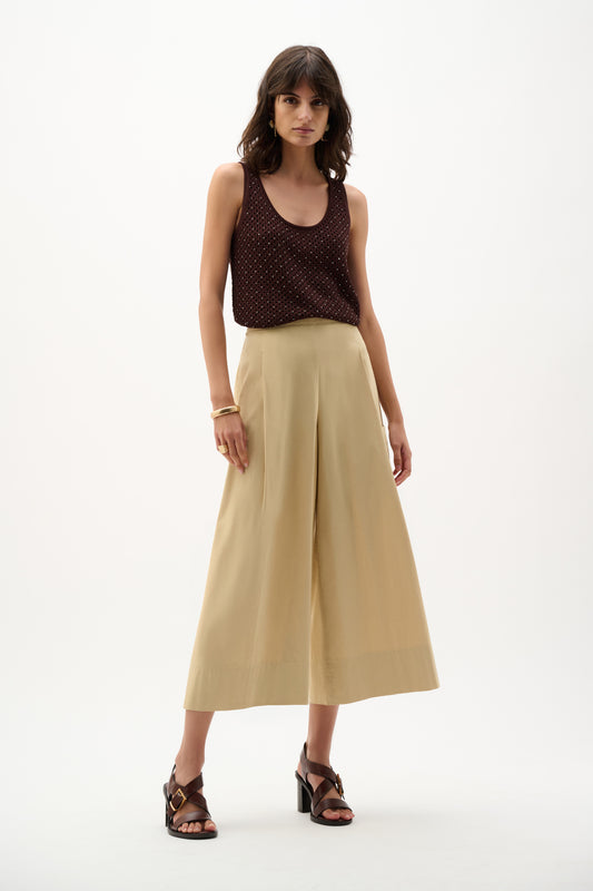 Joseph Ribkoff Stretch Poplin Pull-On Culotte Pants, Style 262083