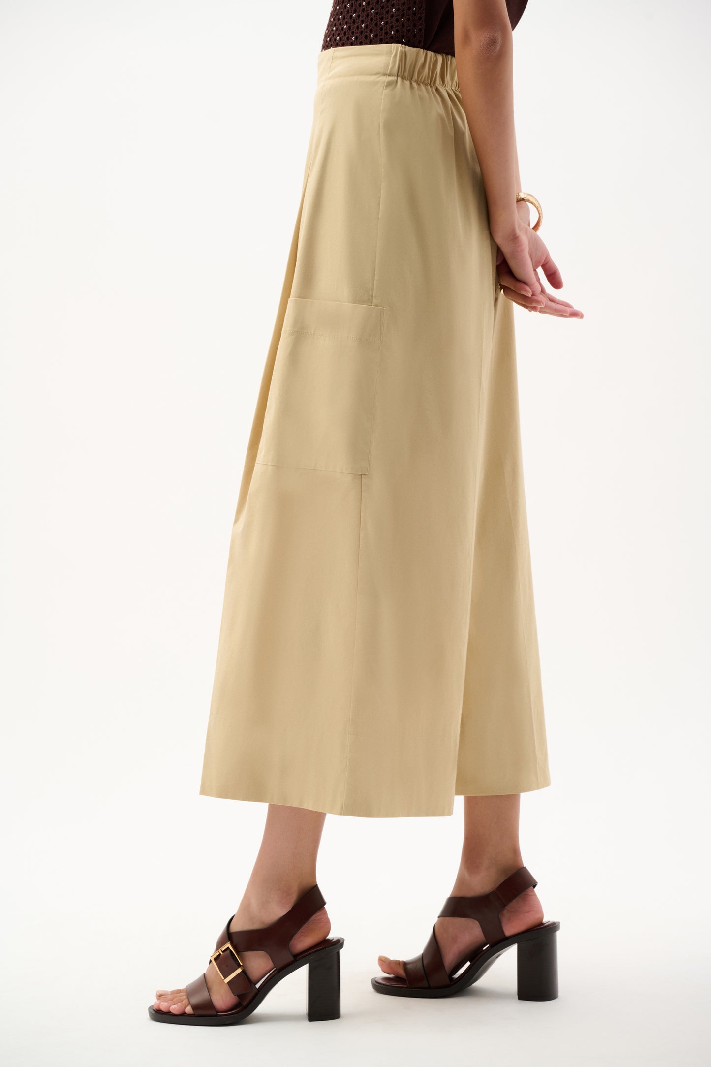 Joseph Ribkoff Stretch Poplin Pull-On Culotte Pants, Style 262083