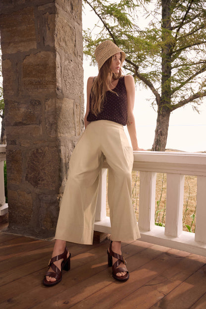 Joseph Ribkoff Stretch Poplin Pull-On Culotte Pants, Style 262083