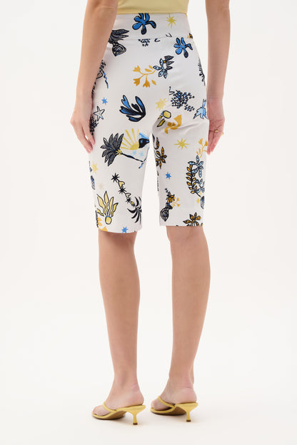 Joseph Ribkoff Floral High-waisted Shorts, Style 262228