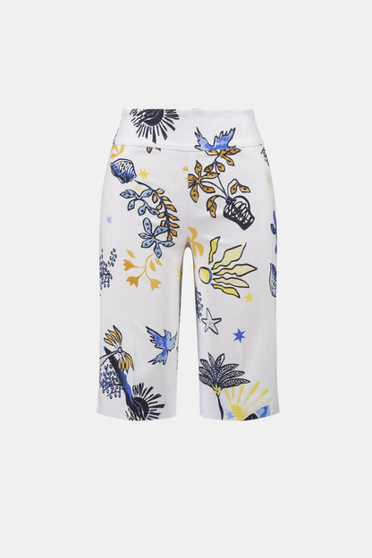 Joseph Ribkoff Floral High-waisted Shorts, Style 262228