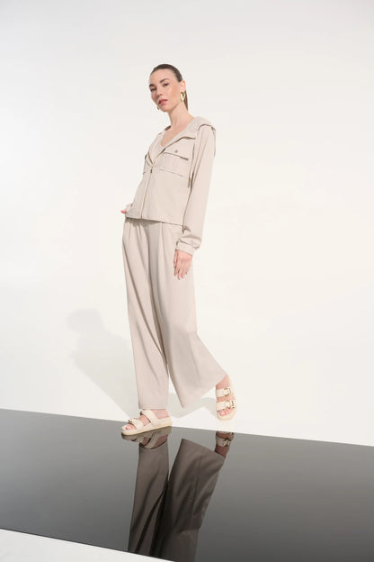 Joseph Ribkoff Hooded Zipper Casual Jacket, Style 262621