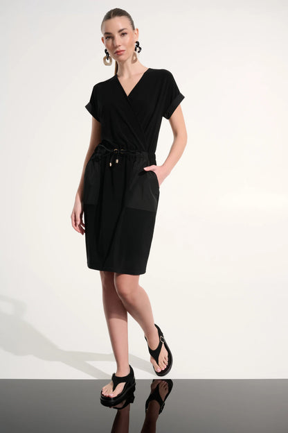 Joseph Ribkoff Knee-length Wrap Dress, Style 262630