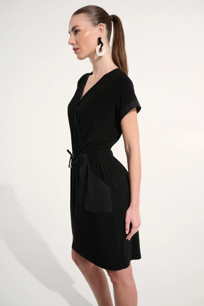 Joseph Ribkoff Knee-length Wrap Dress, Style 262630