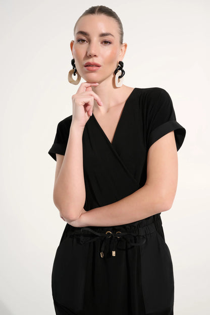 Joseph Ribkoff Knee-length Wrap Dress, Style 262630