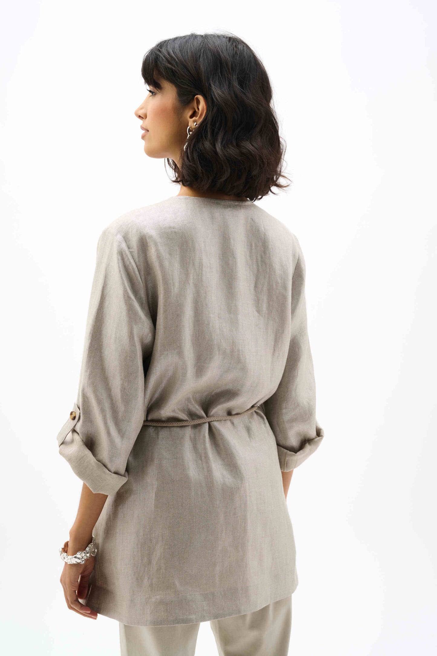 Joseph Ribkoff Foiled Linen Jacket, Style 262979