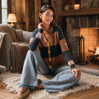 Zaket & Plover Stars + Spots Cardi