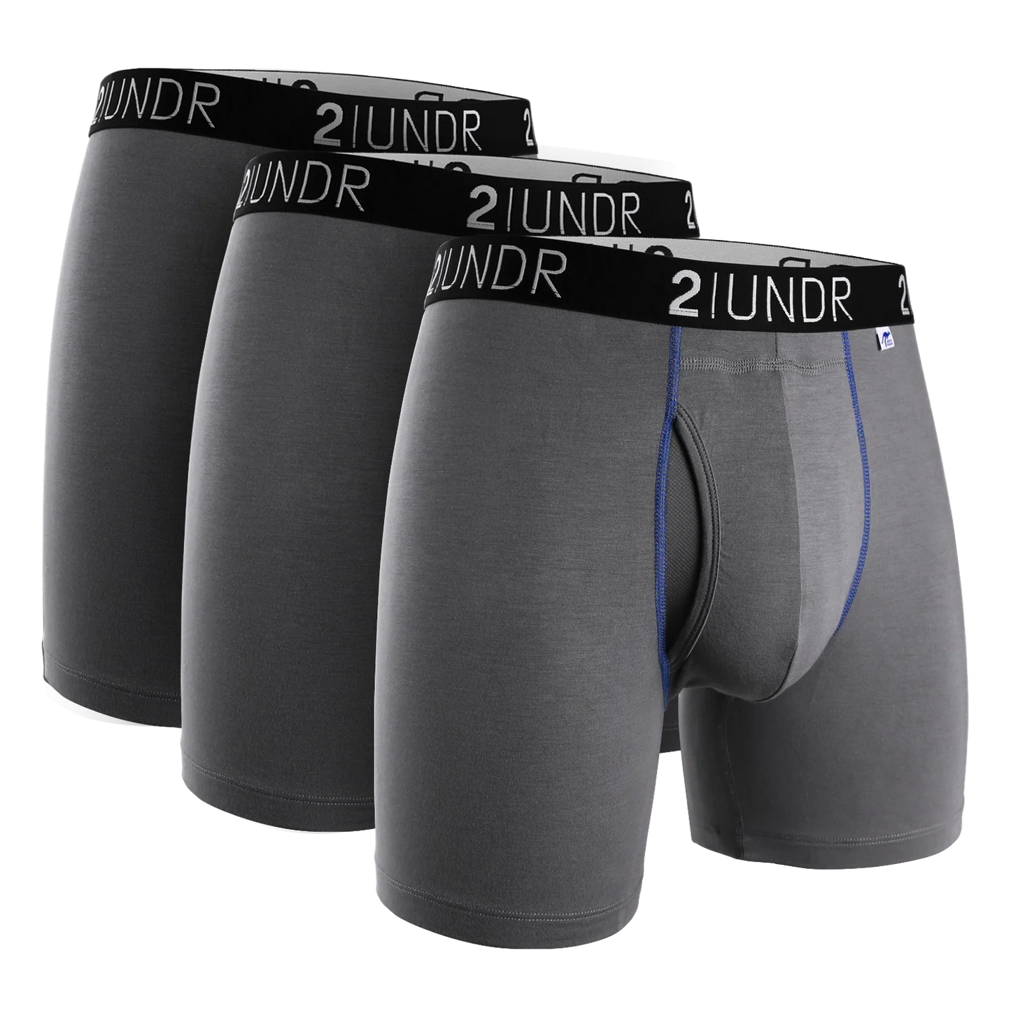 2UNDR Swing Shift 6" Boxer Brief 3 Pack Boxset