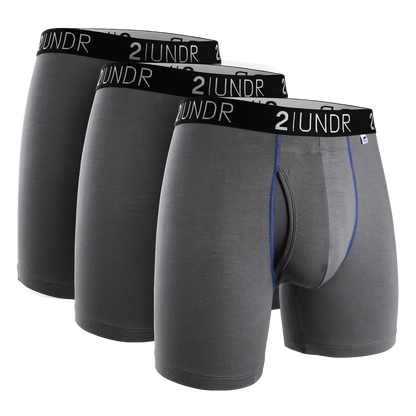 2UNDR Swing Shift 6" Boxer Brief 3 Pack Boxset