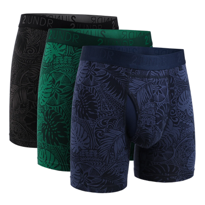 2UNDR Swing Shift 6" Boxer Brief 3 Pack Boxset