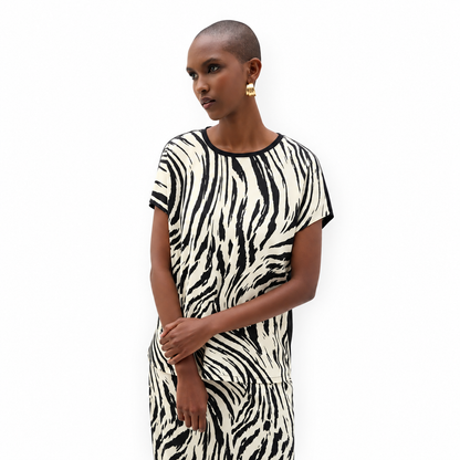 Joseph Ribkoff Animal Print Pullover, Style #262049