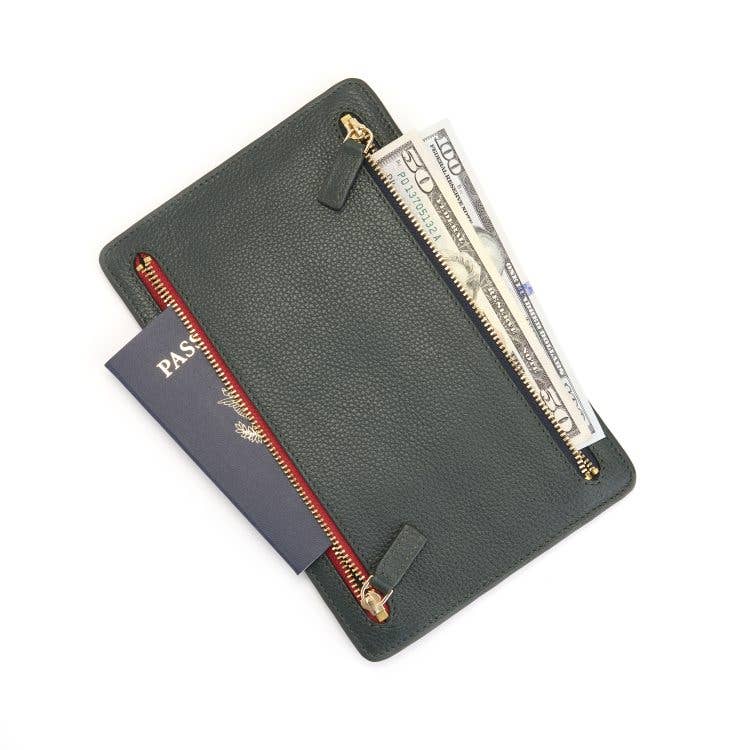RFID Blocking Four Zip Travel Organizer