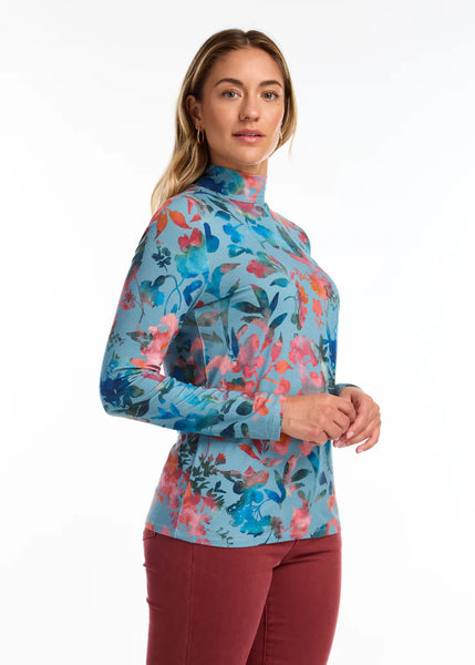 FDJ Long Sleeve Mock Neck Top, Style #3311756