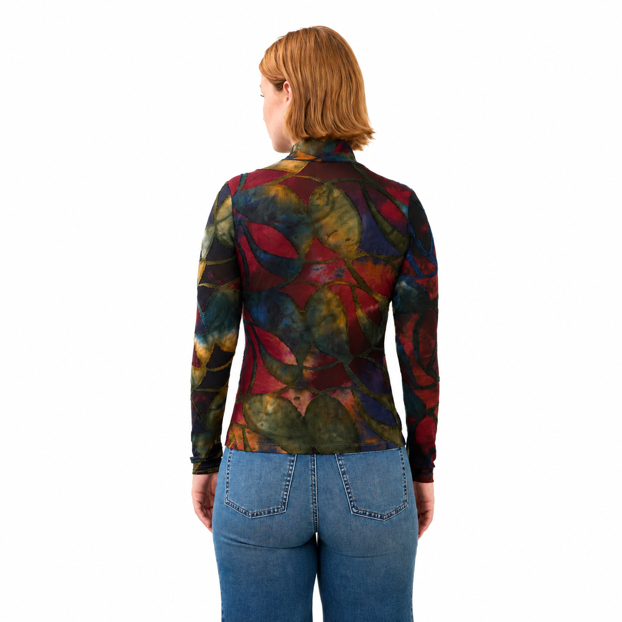 FDJ Long Sleeve Mock Neck Top