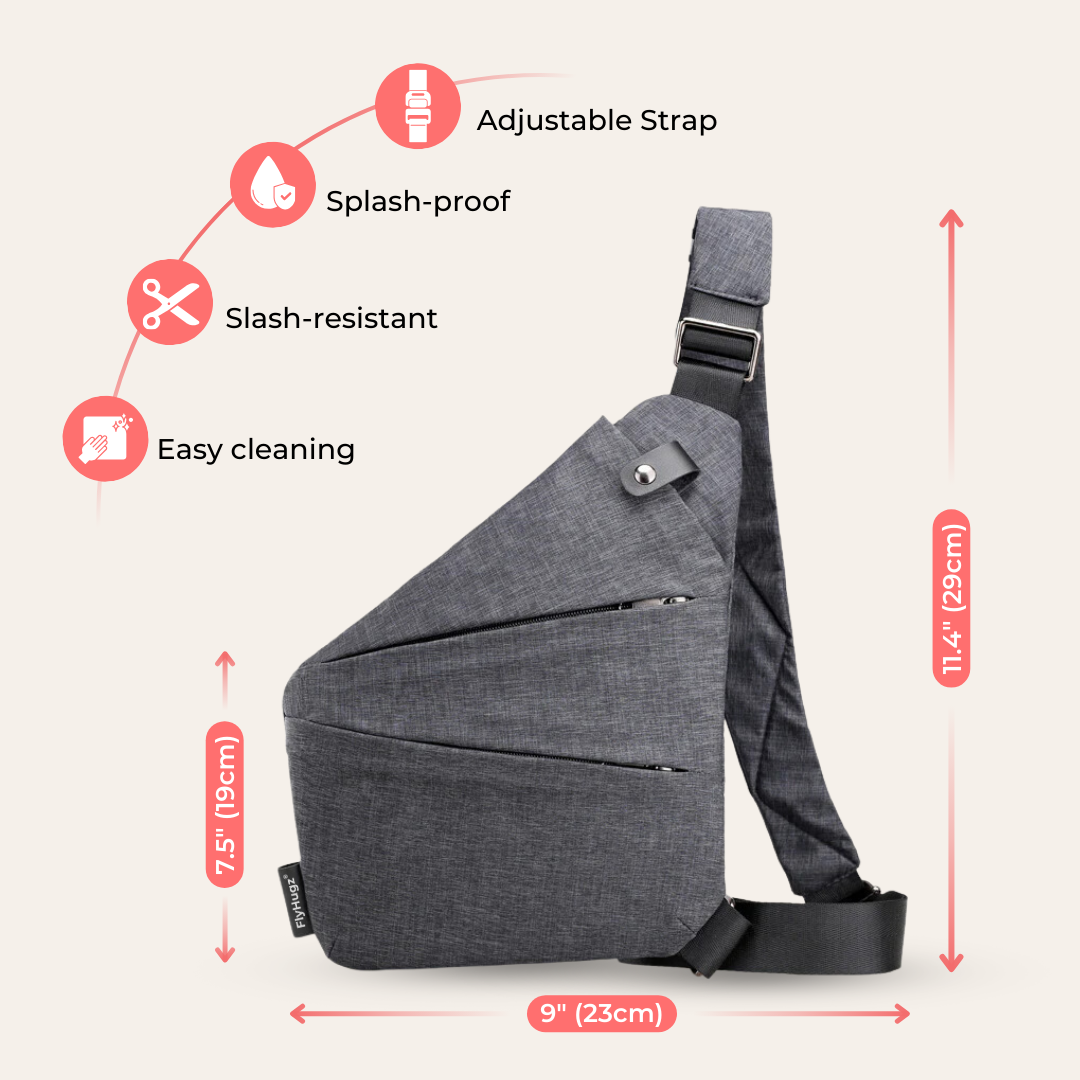 FlyHugz® Anti Theft Travel Bag