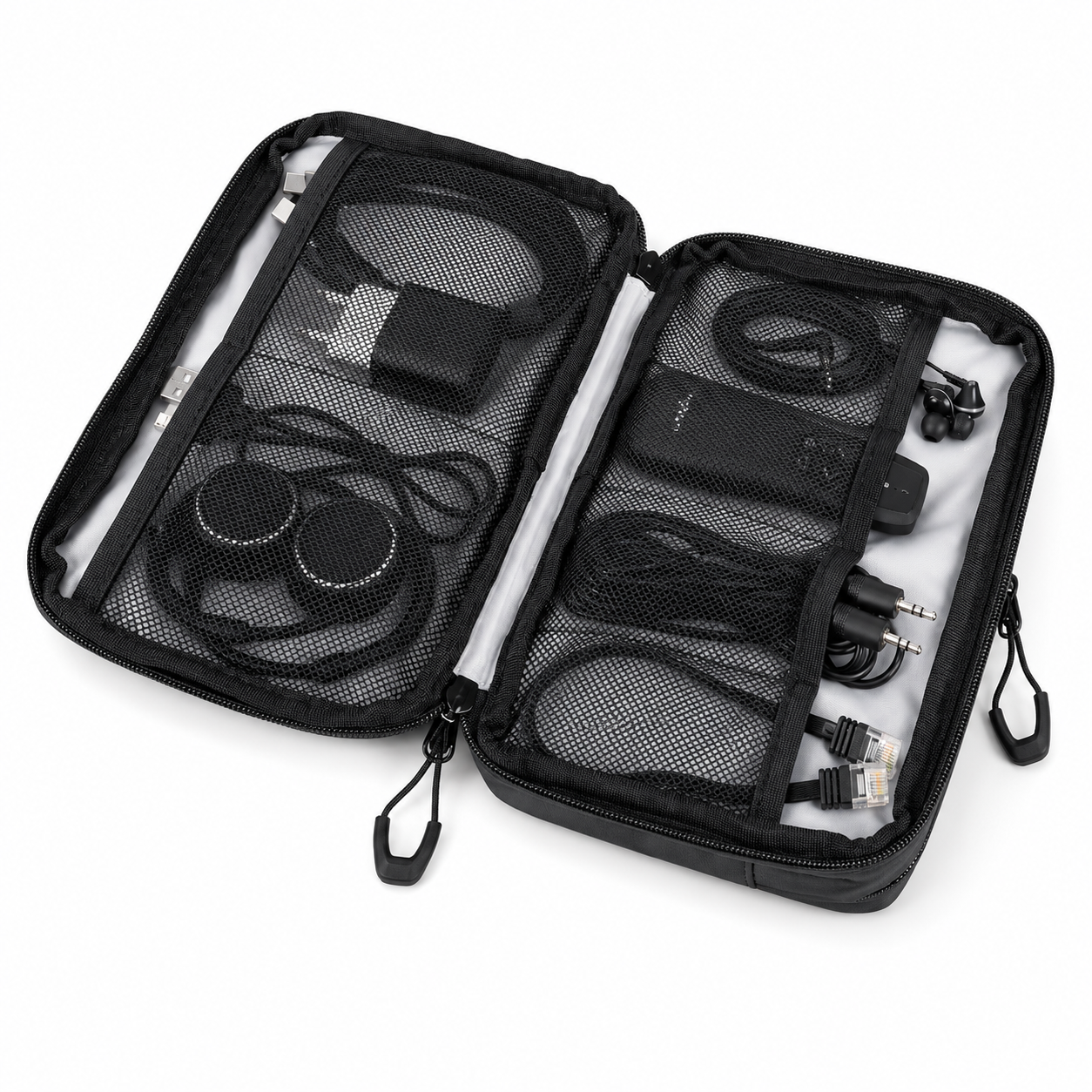 Troika Waterproof Zipper Tech Accessory Organizer