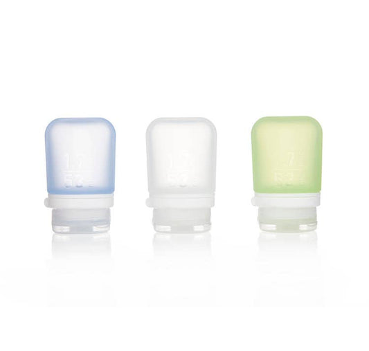 GoToob+ 3-Pack Refillable Silicone Travel Bottles